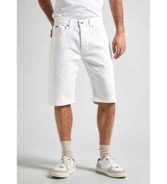 Pepe Jeansvoor mannen. PM801079TC0 Korte broek Relaxed wit (32), Casual, Katoen, Denim