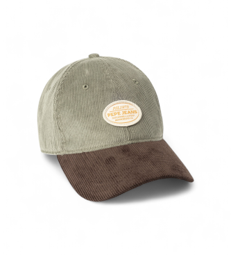 Pepe Jeans para hombre. PM0400001 Gorra Samir verde (OSFA), Casual, Algodón