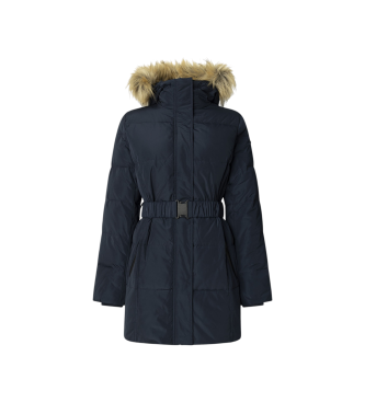 Pepe Jeans för kvinnor. PL4024336 Kappa Sarah marinblå (S), Casual, Polyester, Marino