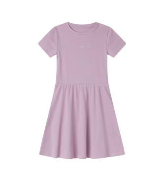 Pepe Jeans para niña. PG951698 Vestido Sasha rosa (14Años= 164cm), Casual, Algodón, Manga corta, moda infantil