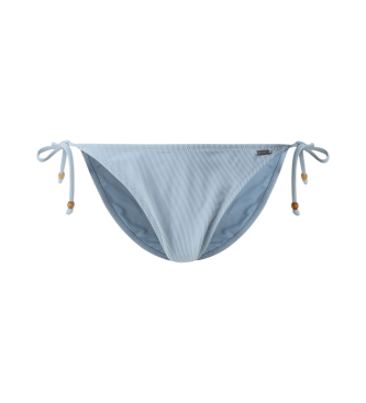 Pepe Jeans para mujer. PLB10534 Braguita de bikini brasileña azul (L), Casual, Poliamida