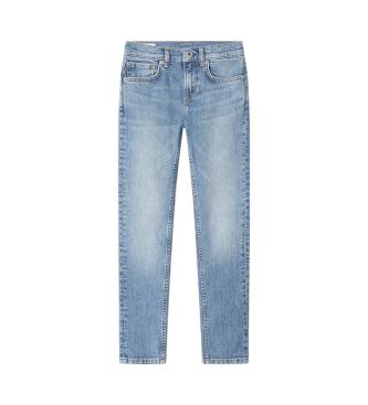 Pepe Jeans para niño. PB202133ND2 Jeans Skinny azul (8Años= 128cm), Casual, Algodón, Denim, moda infantil