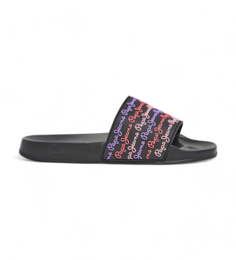 Pepe Jeansvoor vrouwen. PLS70145 Schuivers Schuiverset zwart (36), Plat, Geen, Strandkleding