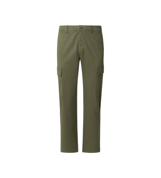 Pepe Jeans para hombre. PM2100014 Pantalón Slim Cargo Twill verde (38), Casual, Algodón