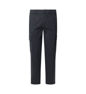 Pepe Jeans para hombre. PM211907 Pantalón cargo Slim Twill marino (32), Casual, Algodón