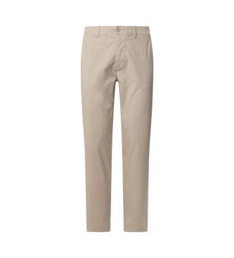 Pepe Jeans para hombre. PM211873 Pantalón chino en popelín de algodón beige (36), Casual, Sostenible