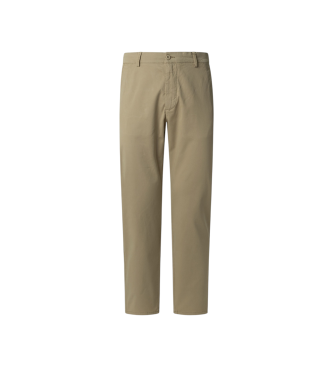 Pepe Jeans para hombre. PM2100013 Pantalón Chino Slim Twill beige (36), Casual, Algodón