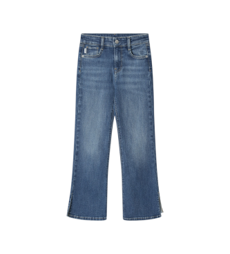 Para niña. PG20000064FD Jeans slim fit flare Willa (10Años= 140cm), Casual, Algodón, Denim, moda infantil