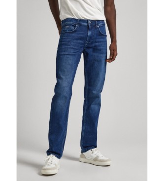 Pepe Jeans para hombre. PM207389CT6 Jeans Slim Gymdigo azul (32/30), Casual, Algodón, Denim, Sostenible