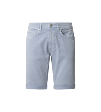 Pepe Jeans para hombre. PM801075YH6 Bermuda slim Gymdigo azul (38), Casual, Algodón, Denim, Sostenible
