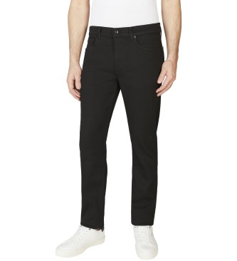 Pepe Jeans para hombre. PM207388XM9 Jeans en fit slim Hatch negro (31/34), Casual, Denim, Poliéster