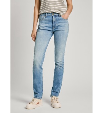 Pepe Jeans para mujer. PL204735PG0 Jeans Slim Mw azul (29/32), Casual, Algodón, Denim, Sostenible