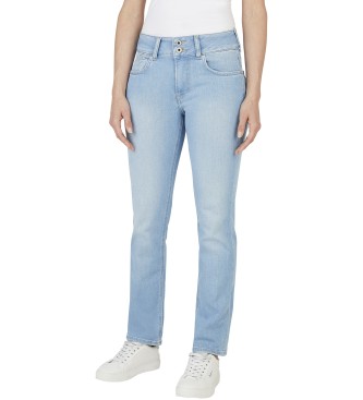 Pepe Jeans para mujer. PL204735NC4 Jeans en fit slim Gen azul (29/30), Casual, Algodón, Denim, Sostenible