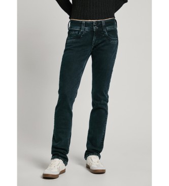 Pepe Jeans para mujer. PL204159ED9 Jeans en fit regular Iconic Gen azul (28/30), Casual, Algodón, Denim, Sostenible