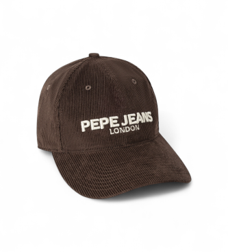 Pepe Jeans para hombre. PM0400006 Gorra Stefan marrón (OSFA), Casual, Algodón