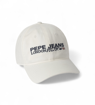 Pepe Jeans para hombre. PM0400007 Gorra Steven blanco (OSFA), Casual, Algodón