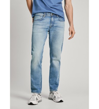 Pepe Jeansvoor mannen. PM207393PG0 Jeans Recht Blauw (29/32), Casual, Katoen, Denim, Duurzaam