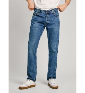Pepe Jeans para hombre. PM207394HW4 Jeans Straight azul (32/34), Casual, Algodón, Denim, Sostenible