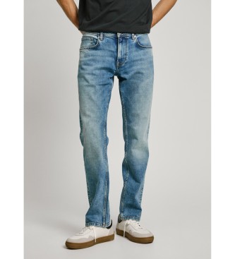 Pepe Jeans para hombre. PM207393NC5 Jeans en fit recto Cash azul (29/32), Casual, Algodón, Denim, Sostenible