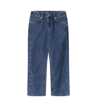 Pepe Jeans para niña. PG201701IR9 Jeans en fit recto azul (8Años= 128cm), Casual, Algodón, Denim, Sostenible, moda infantil