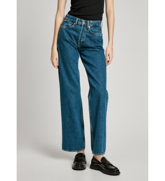 Pepe Jeans para mujer. PL204901EF2 Jeans en fit recto Robyn azul (26/30), Casual, Denim, Sostenible