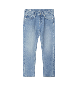 Pepe Jeans para niño. PB202267IR7 Jeans Straight azul (10años= 140cm), Casual, Algodón, Denim, Sostenible, moda infantil