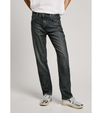 Pepe Jeans para mujer. PL204730XM8 Jeans en fit recto Mary negro (25/30), Casual, Algodón, Denim, Sostenible