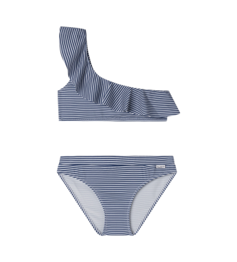 Pepe Jeans para niña. PGB10414 Bikini en tejido elástico y ligero Asy azul (8Años= 128cm), Beachwear, Poliéster, moda infantil