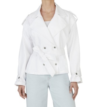 Pepe Jeans para mujer. PL402568 Cazadora Sue blanco (M), Casual, Algodón