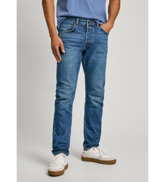 Pepe Jeans para hombre. PM207392HW3 Jeans Tapered azul (30/30), Casual, Algodón, Denim, Sostenible