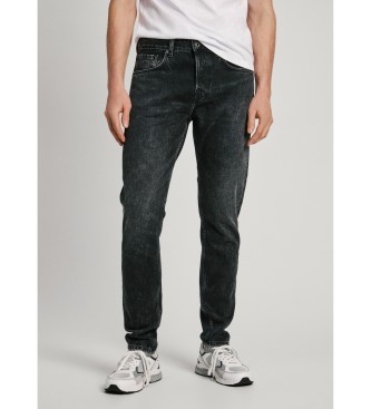 Pepe Jeans para hombre. PM207392XH7 Jeans Tapered negro (29/32), Casual, Algodón, Denim, Sostenible