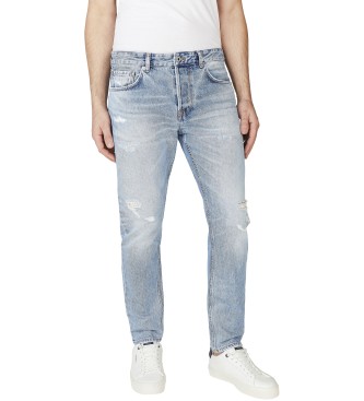 Pepe Jeans para hombre. PM207392RM0 Jeans en fit taper Callen azul (28/32), Casual, Algodón, Denim, Sostenible