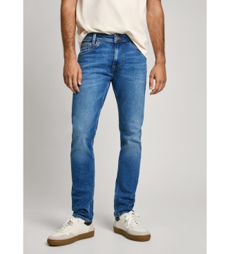 Pepe Jeans para hombre. PM207391IA8 Tapered Jeans Spike azul (32/32), Casual, Algodón, Denim, Sostenible