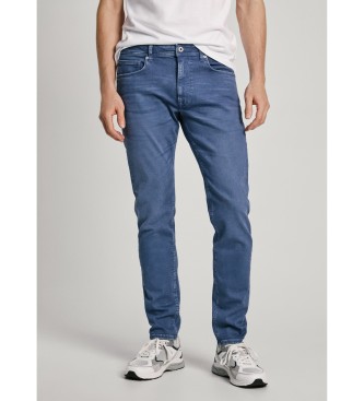 Pepe Jeans para hombre. PM207390YB2 Jeans Tapered Stanley azul (36/32), Casual, Algodón, Denim, Sostenible