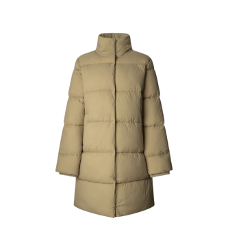 Pepe Jeans para mujer. PL4024358 Plumífero Tatum beige (XS), Casual, Nylon