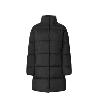 Pepe Jeans para mujer. PL4024358 Abrigo Tatum negro (XS), Casual, Nylon