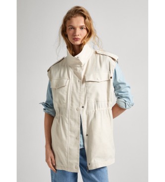 Pepe Jeans para mujer. PL402369 Chaelco Tilda beige (M), Casual, Lino