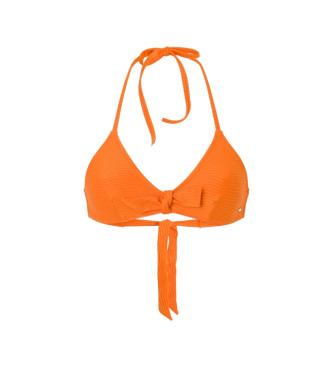 Pepe Jeans para mujer. PLB10526 Top Bikini Wave naranja (L), Beachwear, Poliamida