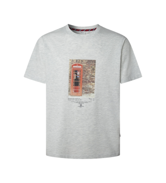 Para hombre. PM5010102 Camiseta Troy (L), Blanco, Casual, Algodón, Manga corta