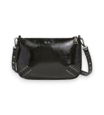Pepe Jeans para mujer. PL031661 Bolso Valeria Glimmer negro (OSFA), Casual, Poliuretano