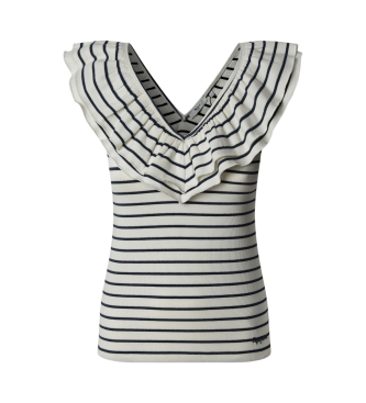 Pepe Jeans para mujer. PL506017 Top Valery marino (S), Casual, Algodón, Sin mangas / Tirantes, Sostenible