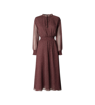 Para mujer. PL9537757 Vestido Mariette Lotus (S), Casual, Poliéster, Manga larga