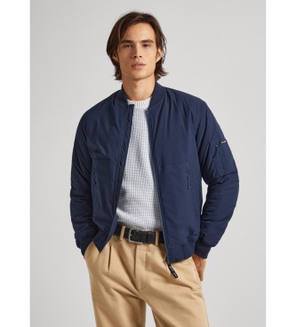 Pepe Jeans para hombre. PM402969 Chaqueta Vole marino (L), Casual, Poliéster, Manga larga