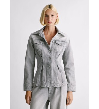 Para mujer. PL4024391 Chaqueta Bella (L), Casual, Denim