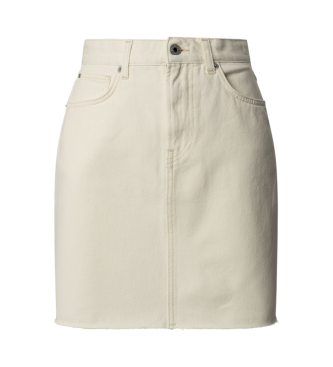 Pepe Jeans para mujer. PL901221TB7 Falda W11 Mini blanco crudo (S), Casual, Algodón, Sostenible