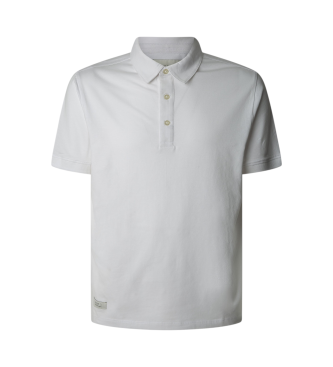 Pepe Jeansvoor mannen. PM542255 Polo West Harper wit (L), Casual, Katoen, Korte mouwen, Duurzaam