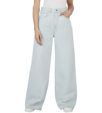 Pepe Jeans para mujer. PL204740PG2 Jeans en fit ancho Jaimy azul (26/32), Casual, Algodón, Denim, Sostenible