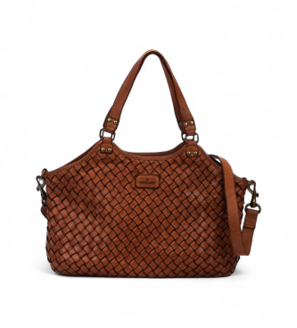 Pikolinos para mujer. WHA-660 Bolso Faura marrón (OSFA), Casual, Piel
