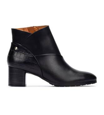 Pikolinos para mujer. W1Z-8575C1 Botines de Piel Calafat negro (39), 5 a 8cm, Cremallera, Casual