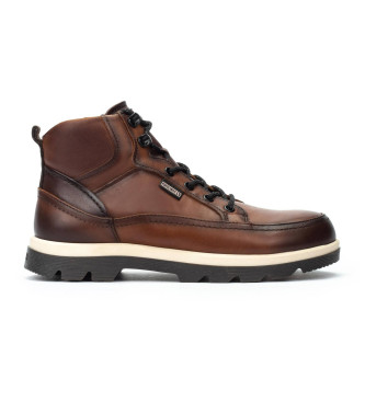Pikolinos para hombre. M3M-8107C1 Botines de Piel Vigo marrón (46), Plano, Cremallera, Casual